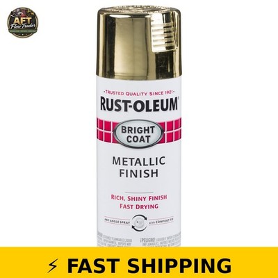 Rust-Oleum Bright Coat Metallic Spray Paint 11oz Gold