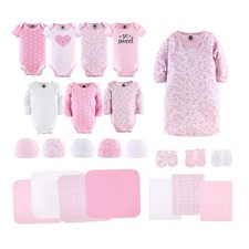 Baby Layette Gift Set for Girls - 23 Piece New Born Girl Gift Set, Baby Cloth...