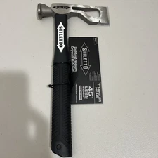 Stiletto 9oz Titanium Drywall Hatchet Axe Fiberglass Hammer w/ 13" Handle Black