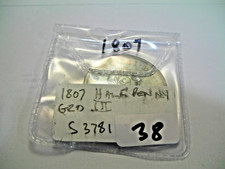 ENGLISH  COPPER  HALF PENNY  1807  GEORGE 111 S3781   NO.38
