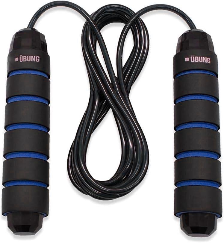 UBUNG Skipping Rope Fitness with Adjustable Length with Foam Handles Blue 3m