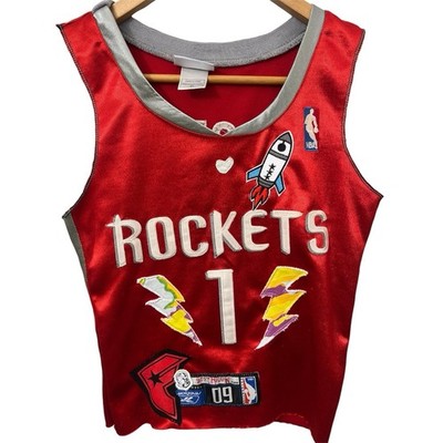 Custom Made Tracy Mcgrady Houston Rockets Women s Crop To