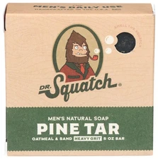 Dr. Squatch Pine Tar Soap Bar 5 oz (Pack of 6)