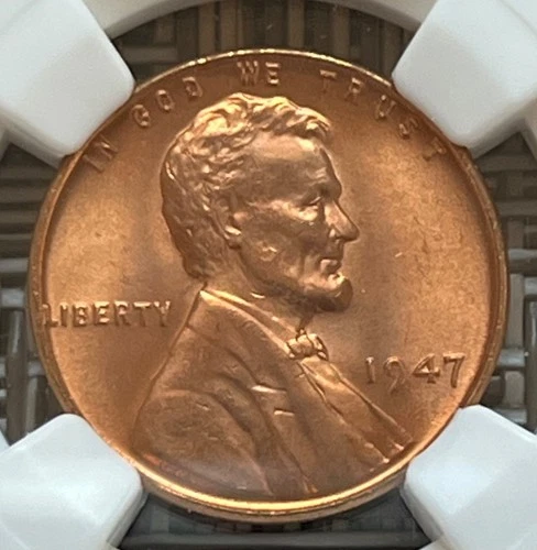 1947 Lincoln Wheat Cent, NGC MS66 RD