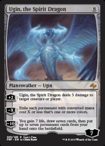 1x Ugin, the Spirit Dragon Moderate Play MTG Magic - Kid Icarus -