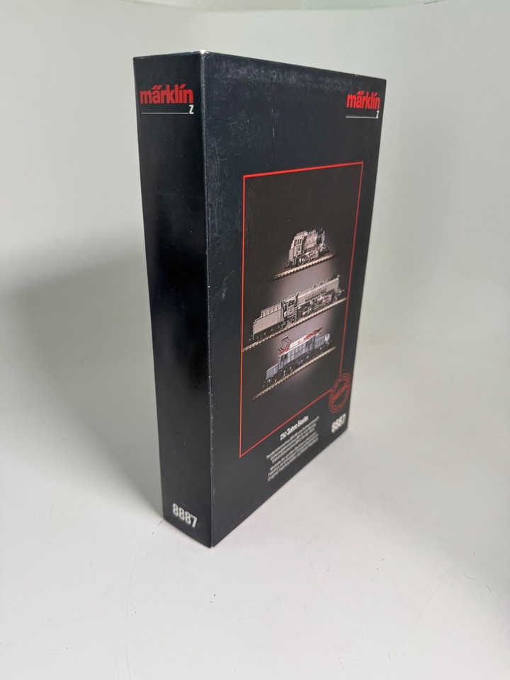 EMPTY BOX for MARKLIN Z-SCALE 8887 with the brochure and aluminum ...