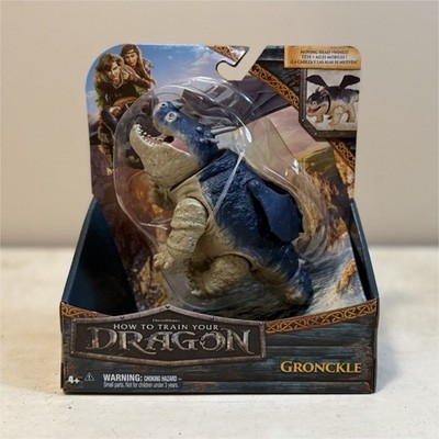 Spin Master How to Train Your Dragon Gronckle Action Figure Boxed Blue