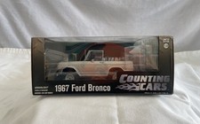 Greenlight "Counting Cars" 1:24 LE 1967 Ford Bronco Metallic Silver NEW IN BOX