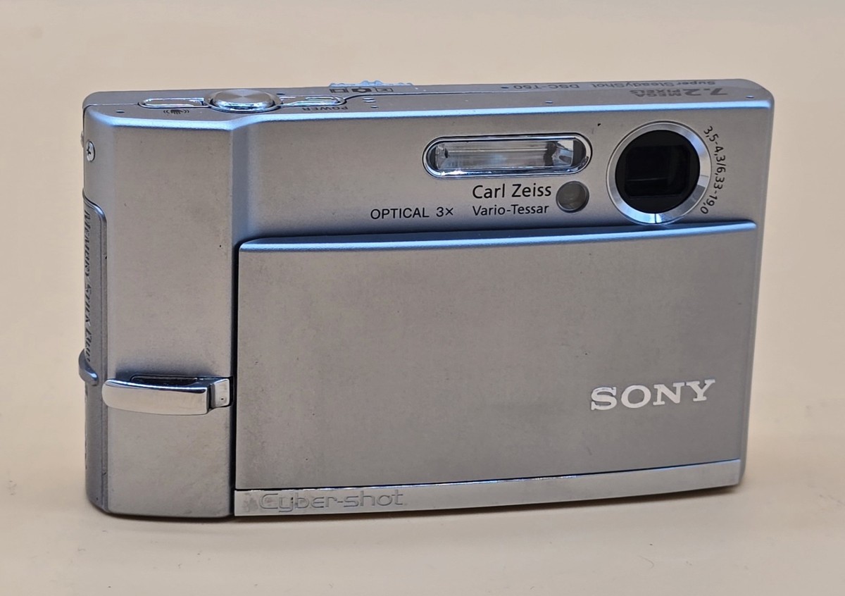 Sony Cyber-shot DSC-T50 7.2MP Digital Camera - Silver for