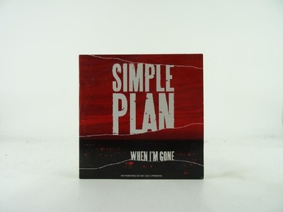 SIMPLE PLAN WHEN I'M GONE (A44) 1 Track Promo CD Single including Card Sleeve AT