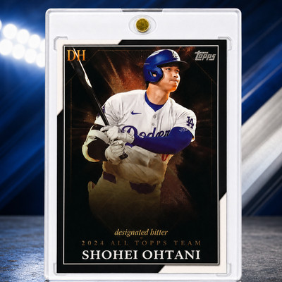 Shohei Ohtani Rare Black Gold Foil SP Investment Card Topps Dodgers MLB MVP Mint