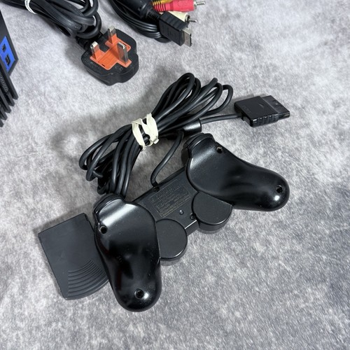 Sony PlayStation 2 PS2 Schwarz PAL Konsole + Spielepaket - Getestet & Funktioniert ✅ - Bild 5 von 12