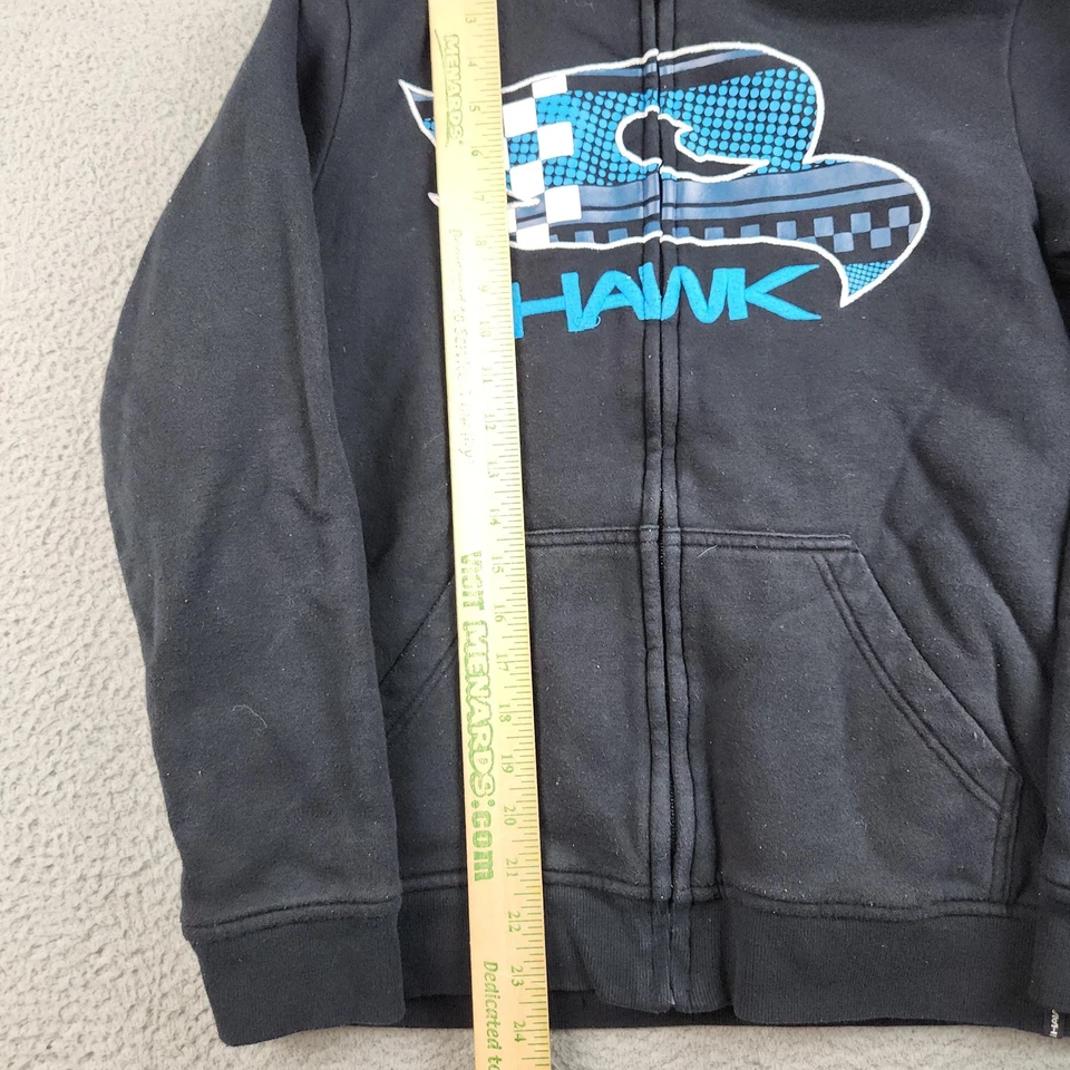 Tony Hawk Y2K Sudadera con Capucha Niños Grande Negra Cremallera Completa Forrada Sherpa Patín Polar Chaqueta Foto 3 de 4