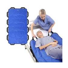 Bed Positioning Pad with Reinforced Handles 63" x 40" Washable Patient Transf...