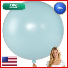 KALOR 36B 9P Mist Blue Latex Balloons 36 Inch 9 Pcs