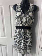 MILLY of New York Geometric Print Summer Dress Size 6 Made in USA