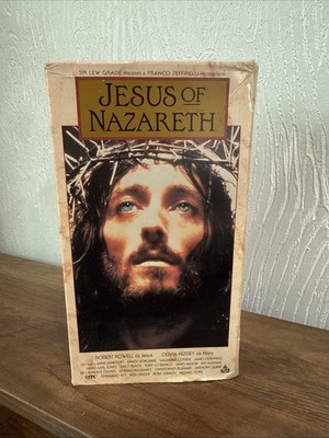 Jesus Of Nazareth VHS Robert Powell As Jesus 1992 Set of 3 VHS Used