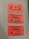 Drag Races Thompson Raceway Mid-Ohio Sports Inc Lexington 3 Race Ticket Lot