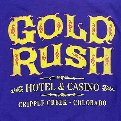 Vintage GOLD RUSH Casino Gold Diggers Sports Bar Purple Double