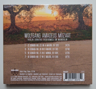 Asaf Kleinman / Shmuel Elbaz - Mozart's Mandolin - CD 2018 NEW