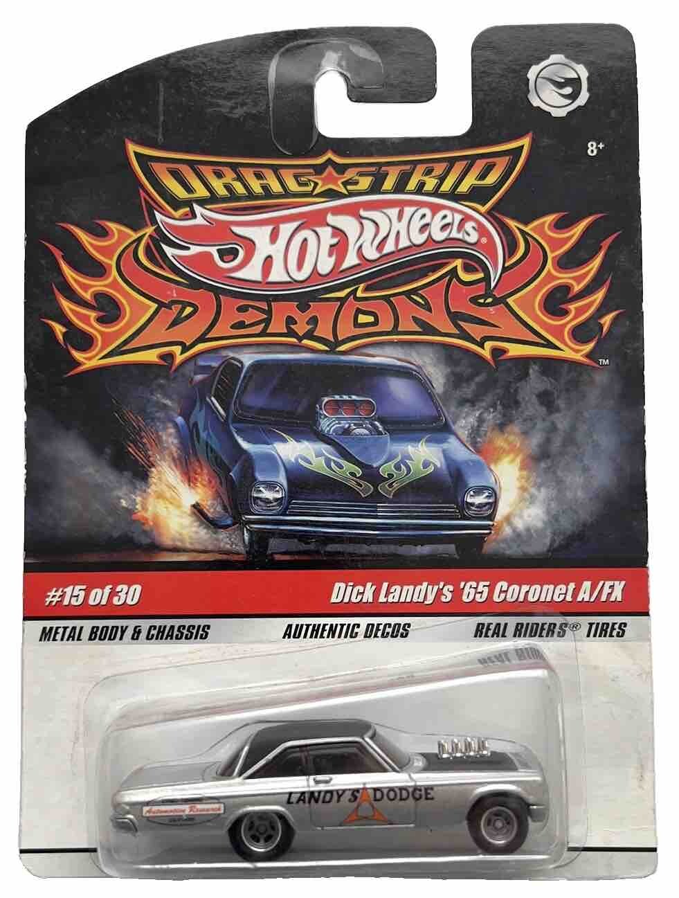 HOT WHEELS DICK LANDYS ‘65 CORONET A/FX DRAG STRIP DEMONS PREMIUM 2009