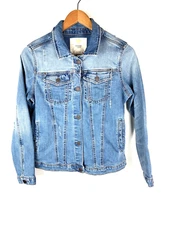 Tucker + Tate XL (14/16) Teen Girls Denim Jacket Distressed