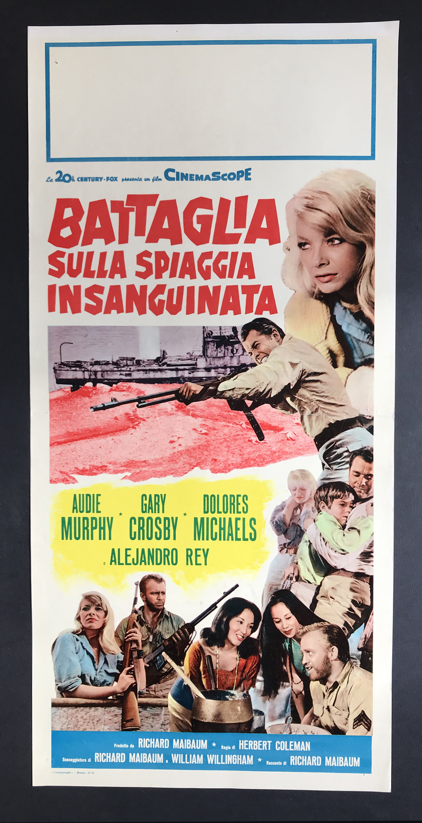 Locandina di Battaglia sulla spiaggia insanguinata (1961)