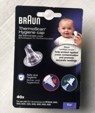 Braun Hygiene Cap Thermoscan Accurate Lens Filters for Ear Thermometers 40pk