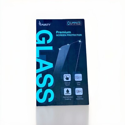 Purity Tempered Glass Screen Protector for iPhone 14 Plus, 13 Pro Max (3 pack)