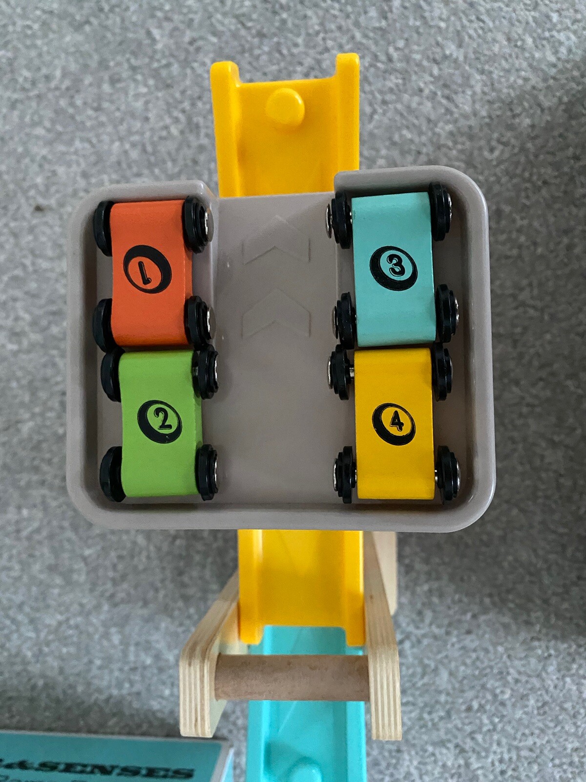 TOP BRIGHT Motor and Senses Wooden Ramp Racer 18m + Children NEW, bow