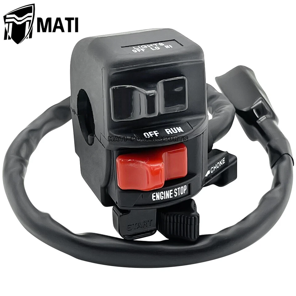 Interruptor de manillar arranque kill stop faro para Kawasaki Lakota 300 Prairie 400 Foto 4 de 4