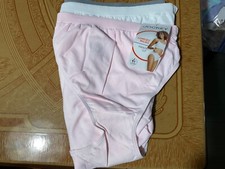 Women  s Jockey Microfiber Comfies Pink/Grey/White- FrenchCut-3-NWT-Size 7