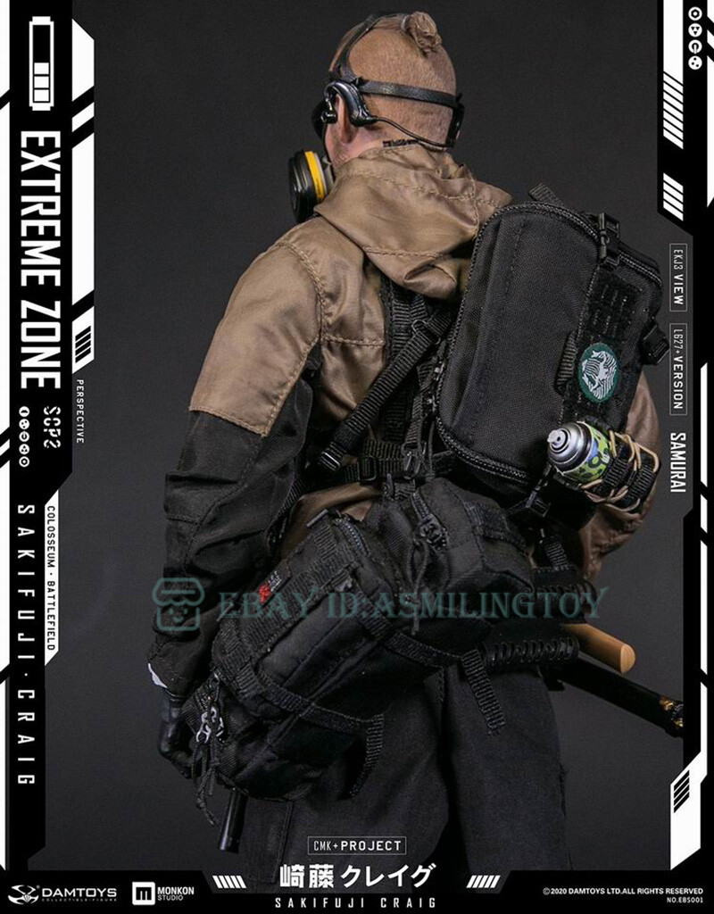 Damtoys Dam EBS001 Exterme Zone Sakifuji Craig 1/6 Action Figure
