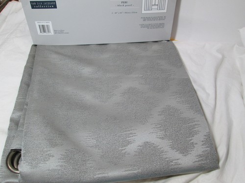 Decor Seta Grezza Collezione Jacquard PERU Pannelli Passamaneria Perla Nera 2(40x84) Grigio - Foto 4 di 7