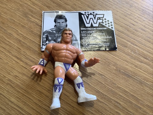 RARE WWE LEX LUGER HASBRO WRESTLING ACTION FIGURE ...