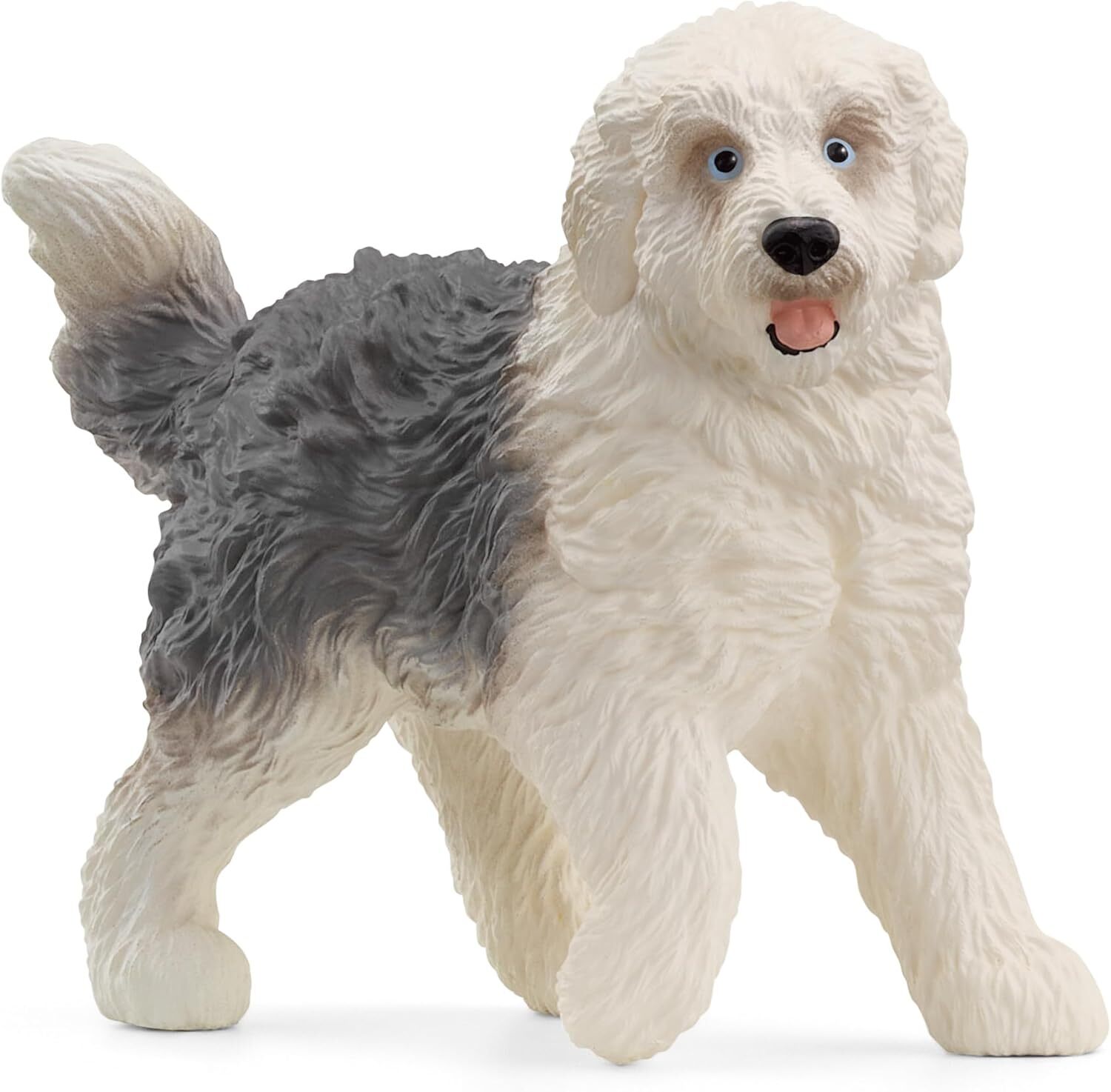 Schleich 2024 Farm World Old English Sheepdog Toy Figurine