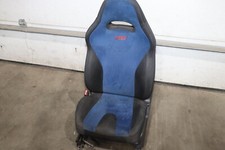 Jdm 2006-2007 Subaru Wrx Sti V9 Front Left Hand Side Blue Suede Seat W Rail