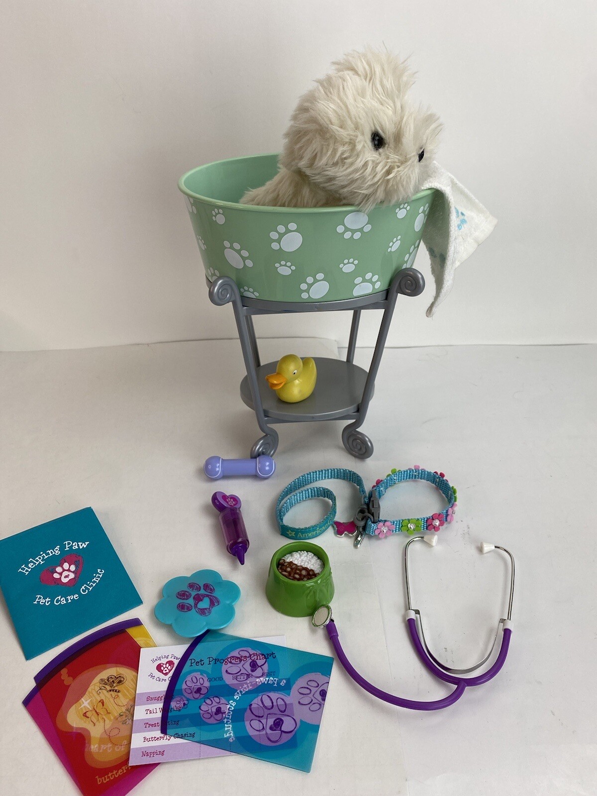 American Girl Doll Pet Bath Set And Wash Tub Pet Care Clinic