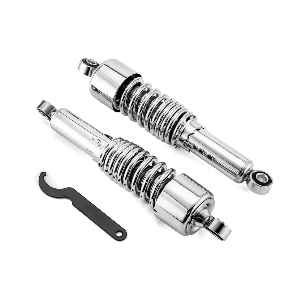 13" Rear Motorcycle Shocks For Harley Road King Electra Glide Street Glide 1980+ - Image 4 of 4