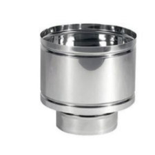 FUMAIOLO COMIGNOLO ANTIVENTO ACCIAIO INOX