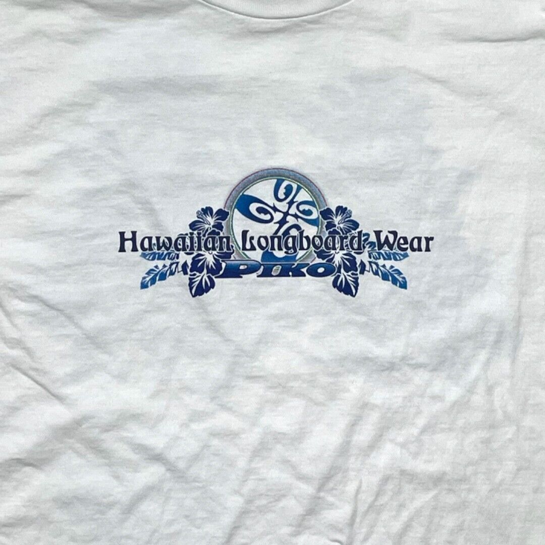 Vintage 90s Piko Hawaii Longboard Wear Double Sided T Shirt Vintage 90s Piko Hawaii Longboard Wear Double Sided T Shirt