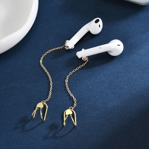 2pcs/pair Ear Decor Earphone Anti-Lost Chains Wireless Earphones Accessories - Picture 15 of 19