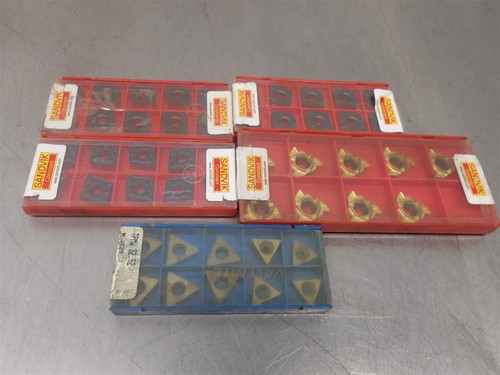 Lot Of 49 NEW! Assorted Carbide Insert -Various Size/Type/Brand (As Shown)