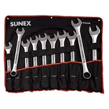 Sunex 97010A 10 Piece SAE Raised Panel Jumbo Combination Wrench Set NEW!!