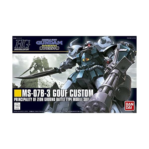 BANDAI HGUC 1/144 MS-07B-3 GOUF CUSTOM Plastic Model Kit Gundam The 08th MS  FS