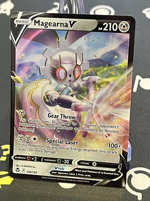 magearna v pokemon card price 🪙 Magearna V, 128/195, Silver Tempest, Ultra Rare, Pokemon TCG, Near Mint