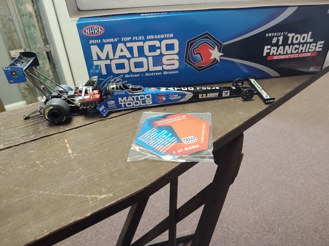 AW AUTO WORLD ~ Antron Brown Macto Tools ~ NHRA Top Fuel Dragster ~ FITS AFX