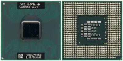 CPU Prozessor Intel Core Duo 2 T8100 2.10/3M/800 SLAP9 für Notebook Dual