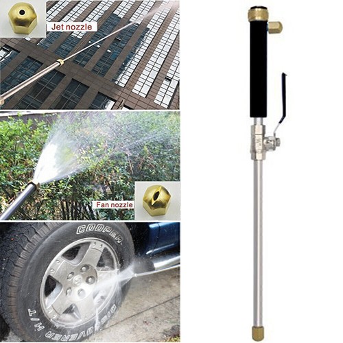 18"High Pressure Power Washer Water Spray Gun Wand Attachment Jet/Fan Nozzle tip - Picture 2 of 5