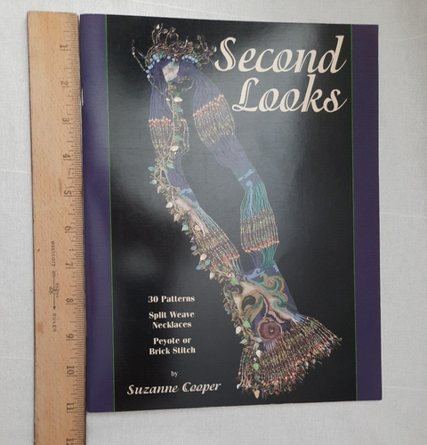 Second Looks ~ Suzanne Cooper Beadwork Beading Pattern Book Beaders ~ Signed - Picture 21 of 22